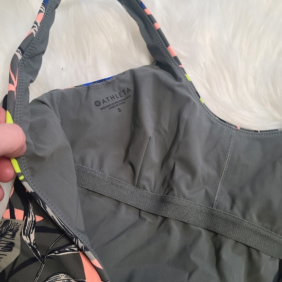 Athleta midnight palm scoop one piece swimsuit - Picture 4 of 6